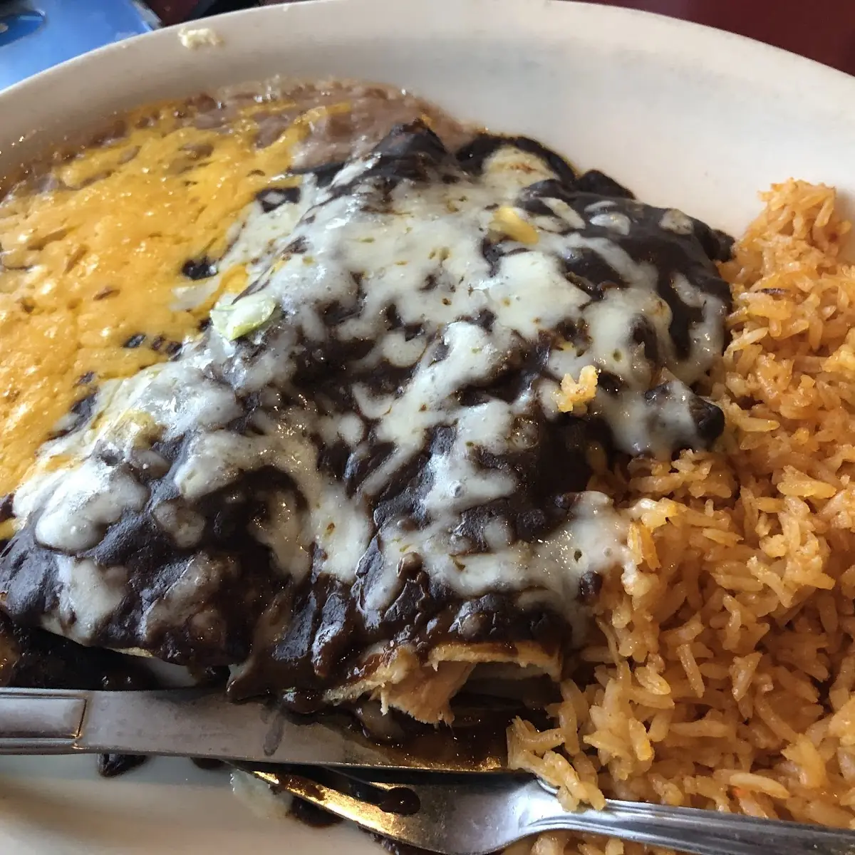 Mole Enchiladas