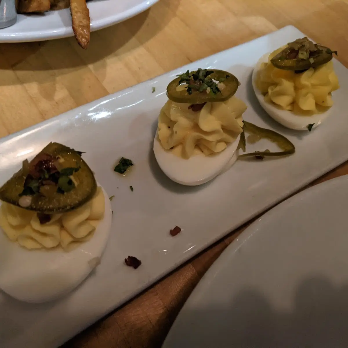 Smoked Bacon Deviled Eggs