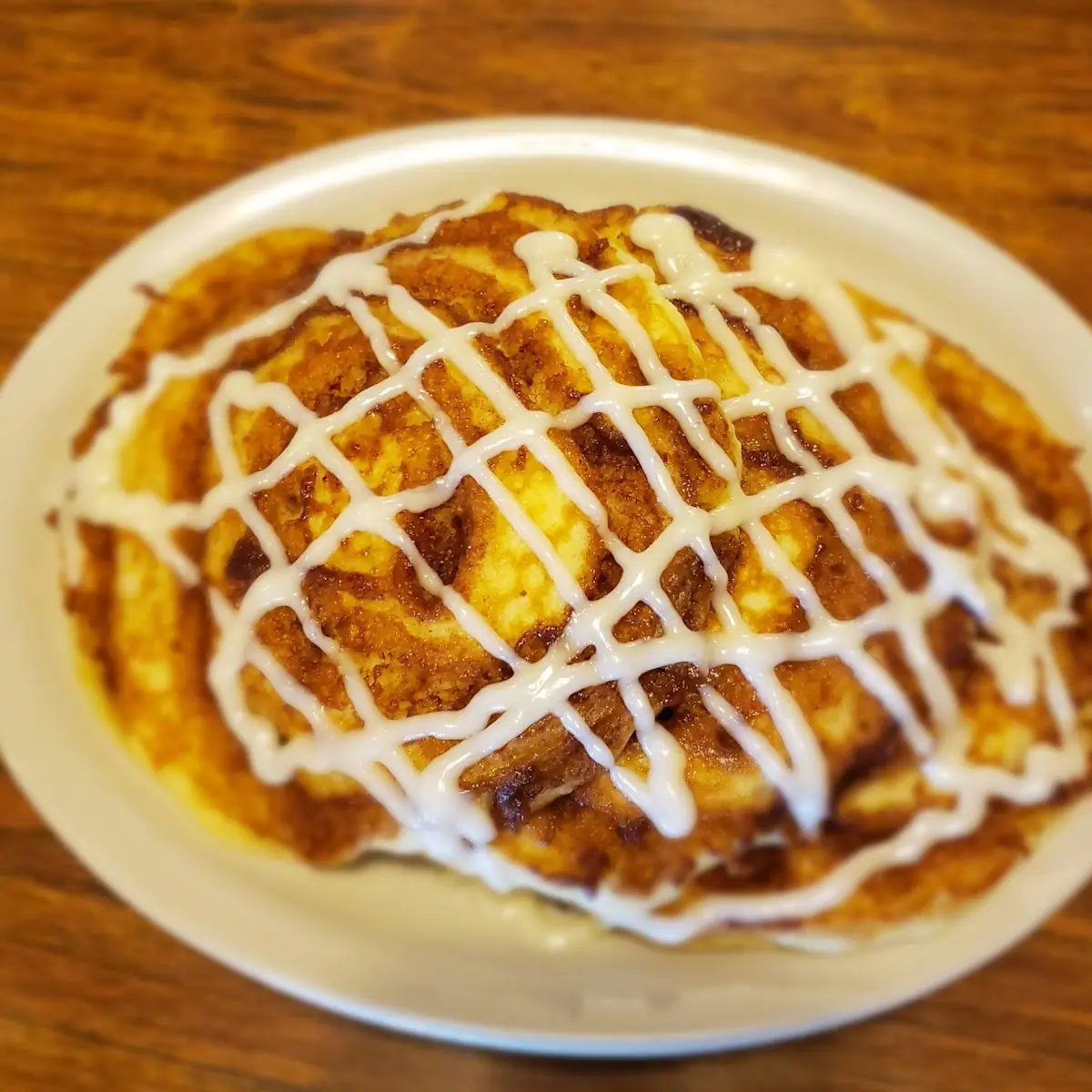 Cinnamon Roll Pancakes