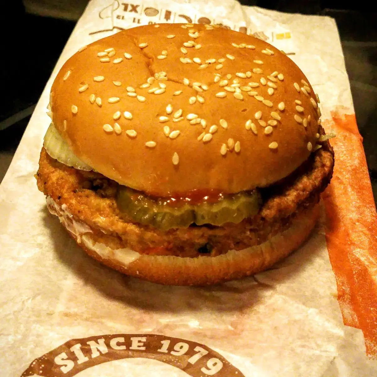 Old School BK Veggie Burger