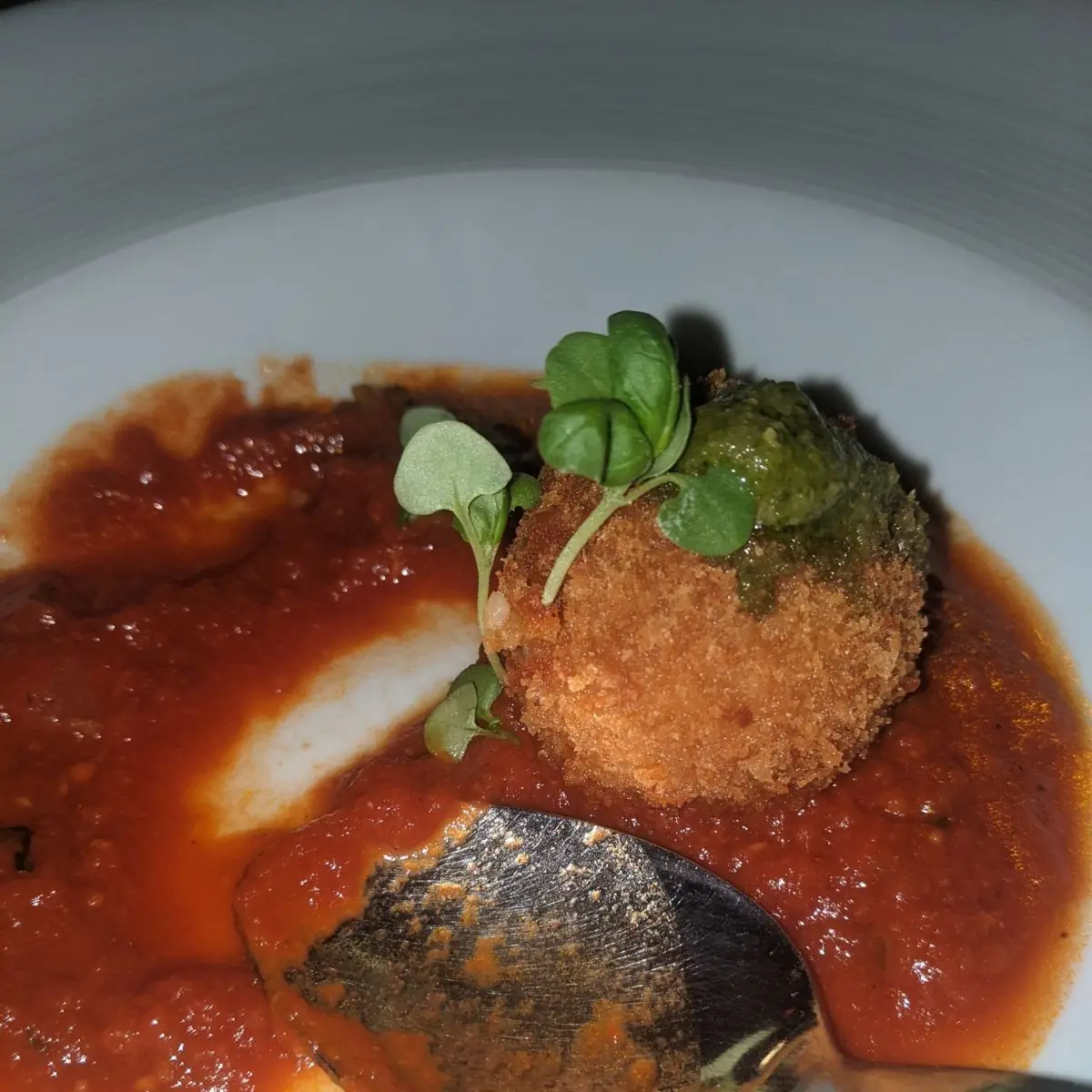 Arancini with Tomato Sauce
