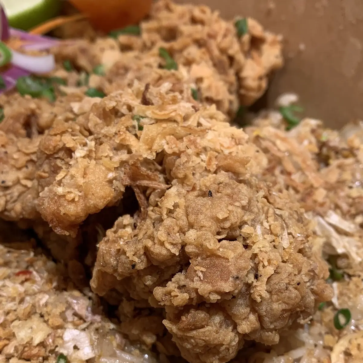 Crispy Chicken Over