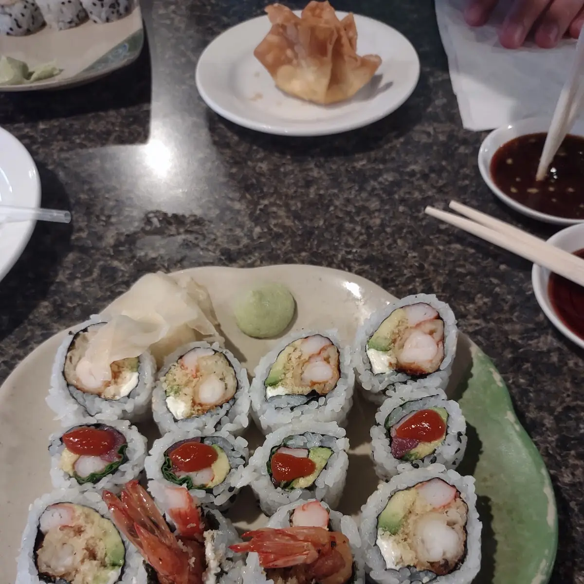 Big Roll and Spicy Tuna Roll