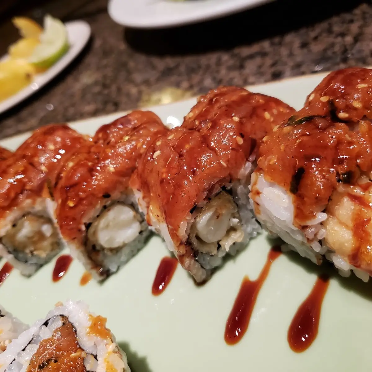 Shrimp Tempura Spicy Tuna Roll