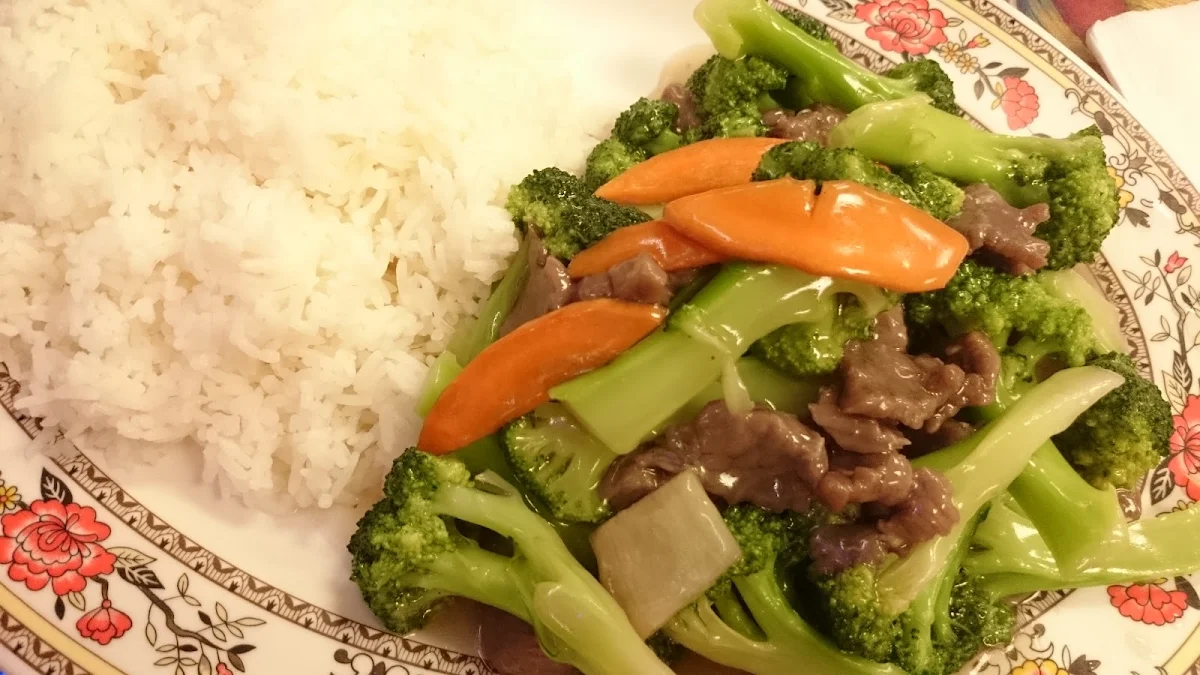Beef or Pork with Mixed Vegetables or Broccoli