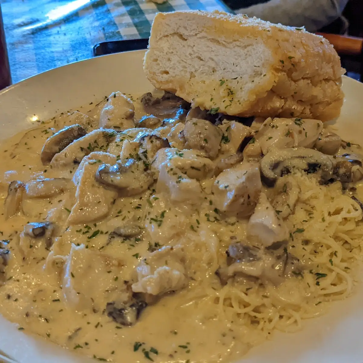 Grilled Chicken Alfredo
