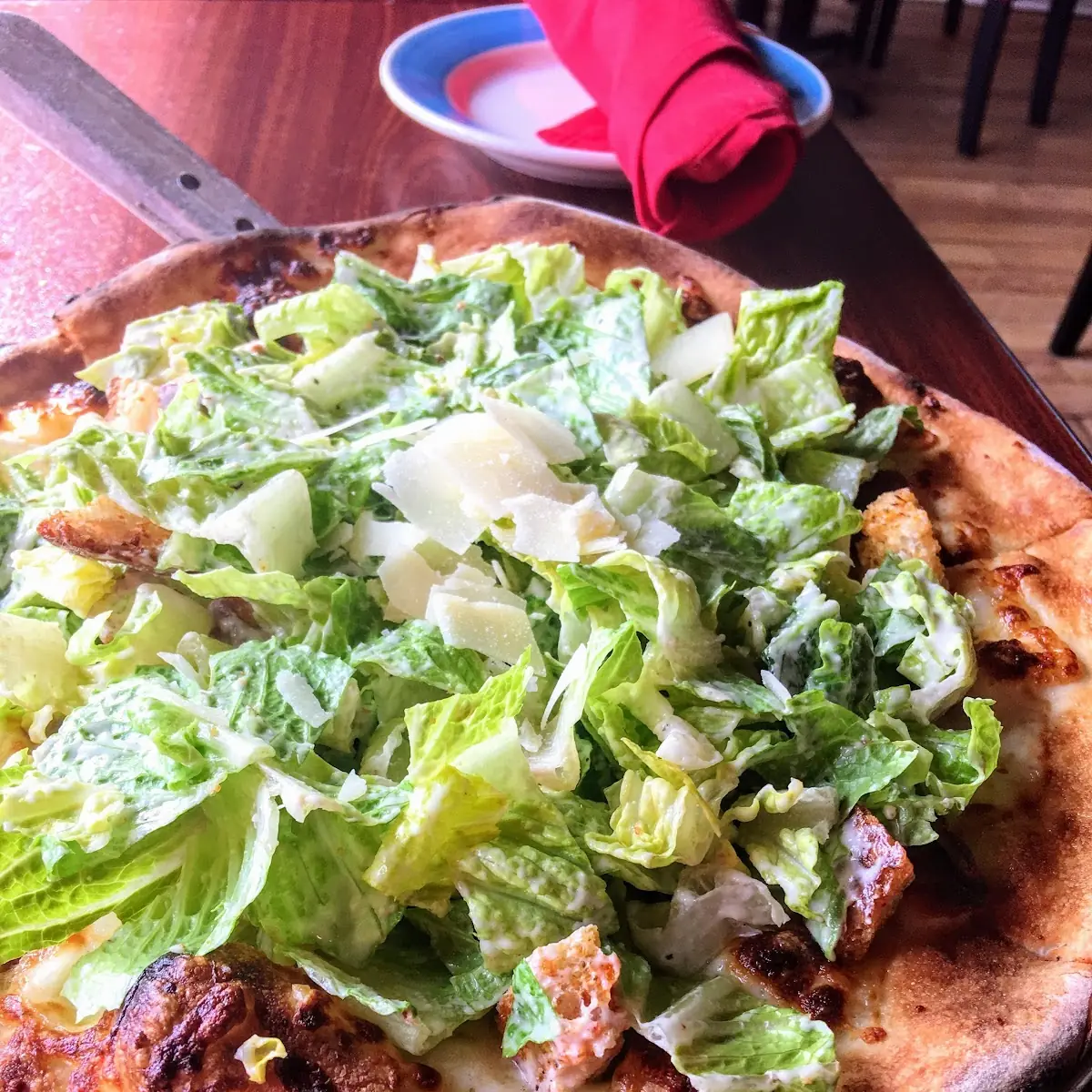 Caesar Salad Pizza Cannoli