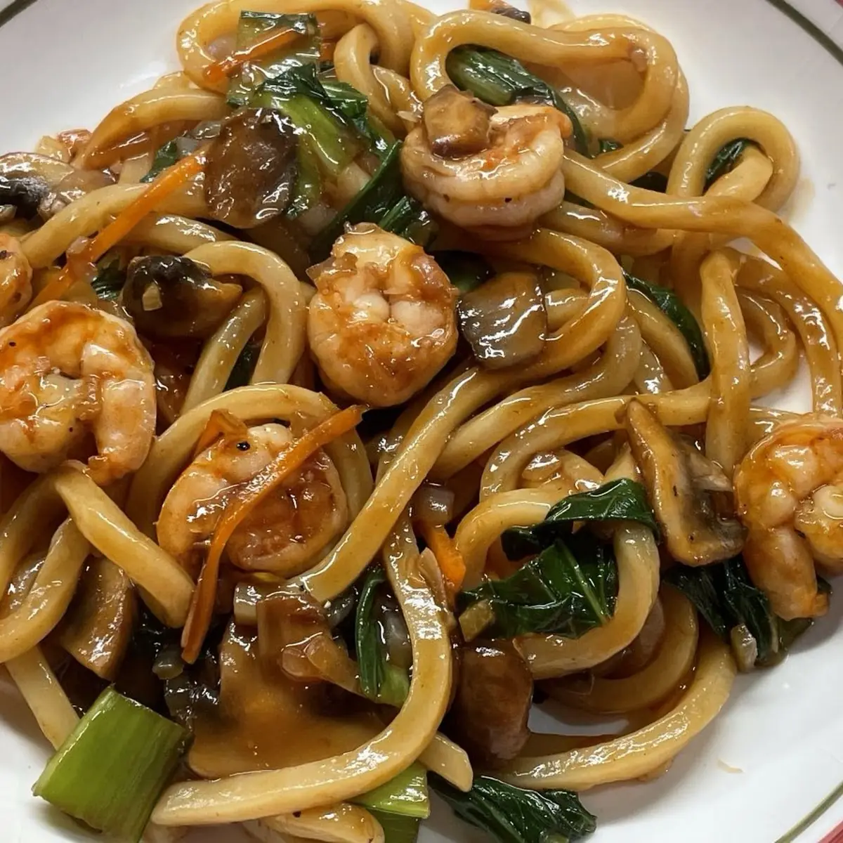 Shrimp Yaki-Udon