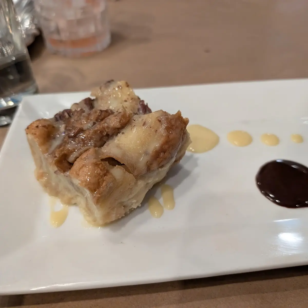 White Chocolate Pecan Bread Pudding
