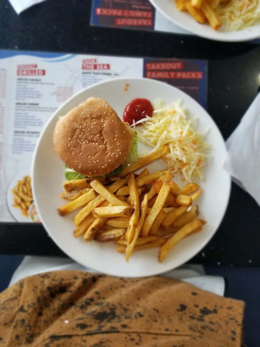 Burger and Fries