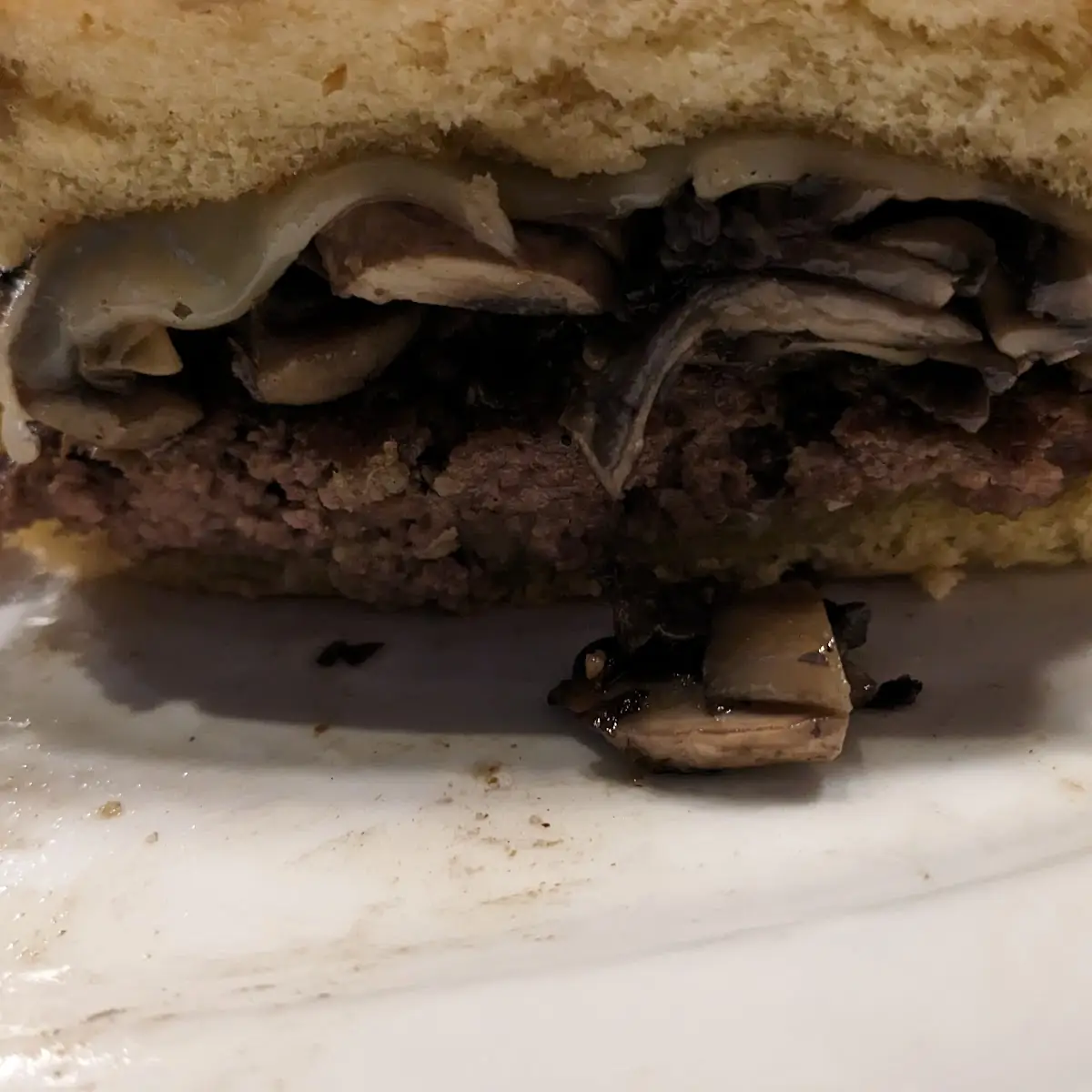 Mushroom Swiss Burger