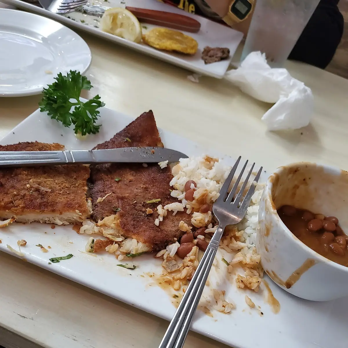 Pollo a La Milanesa Platter