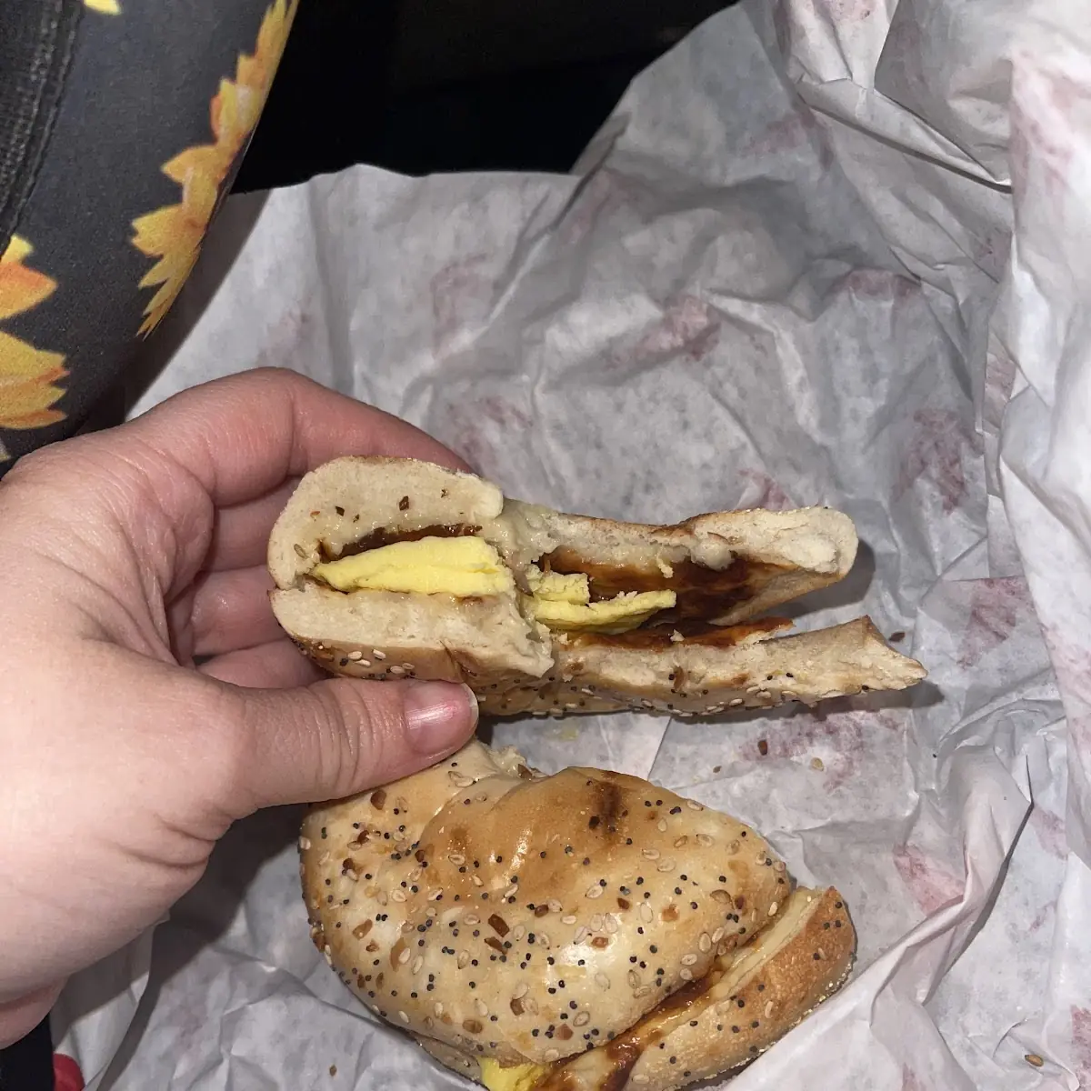 Horrible Breakfast Sandwich