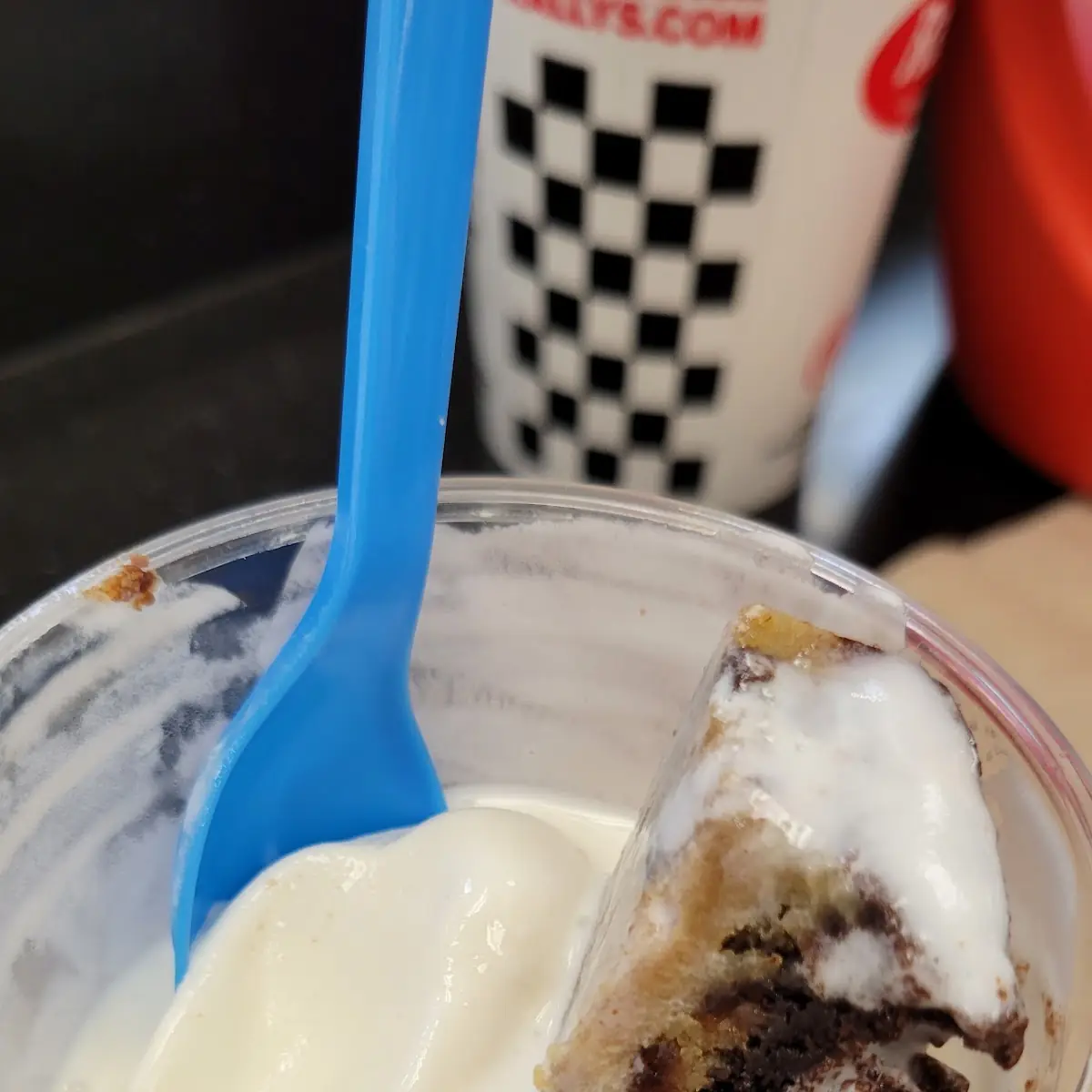 Chocolate Chip Brookie with Soft Serve