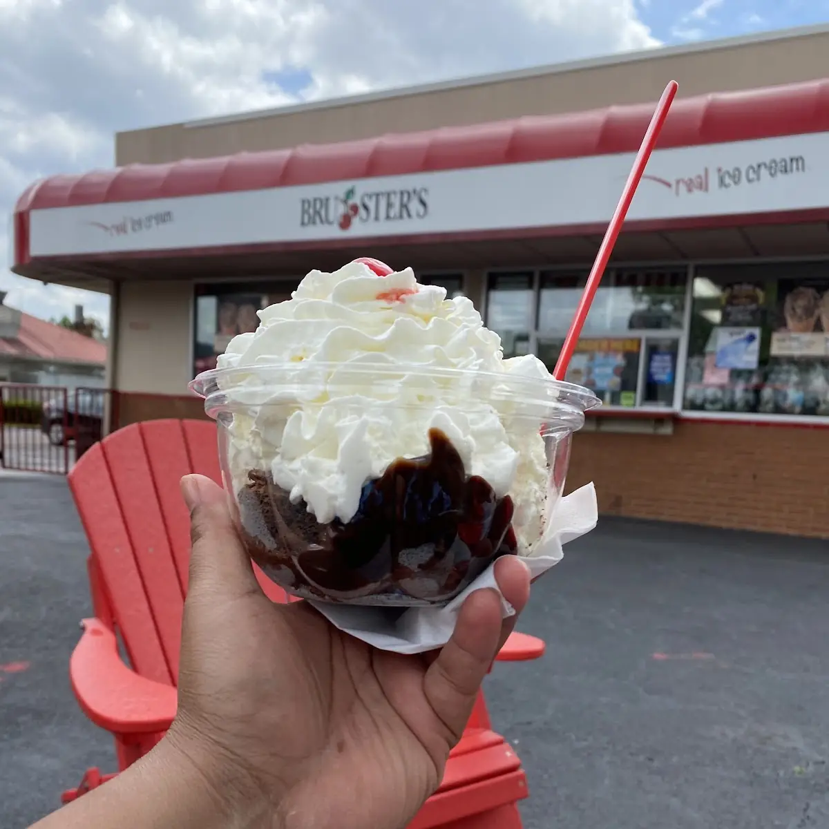 Fudge Brownie Sundae
