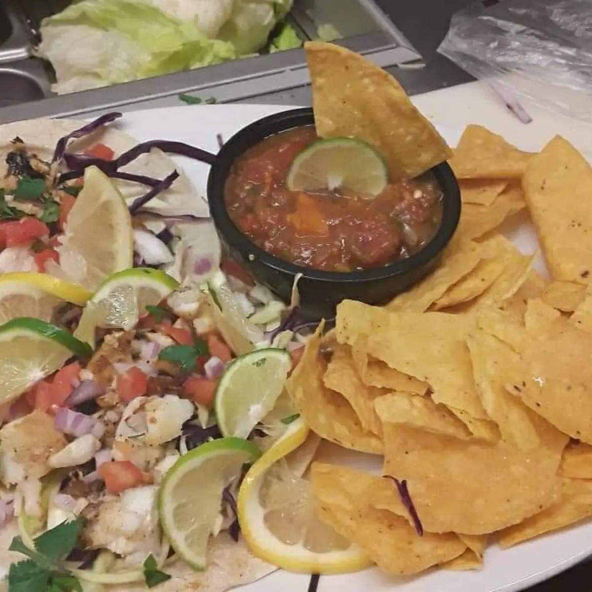 Fish Taco Plate