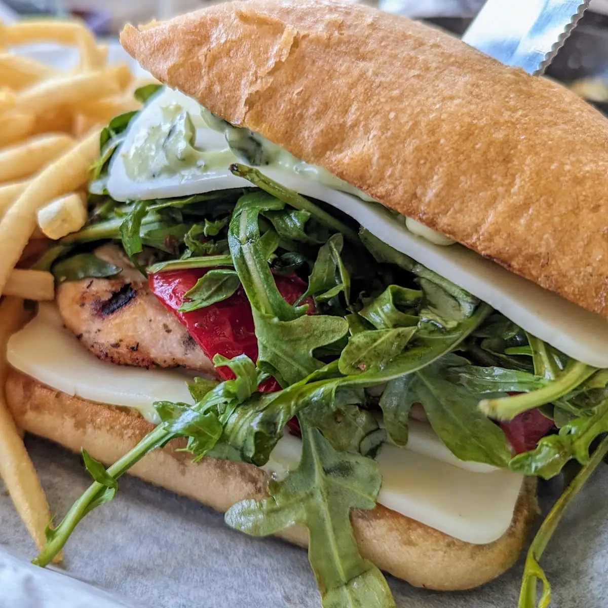 Chicken Caprese Sandwich