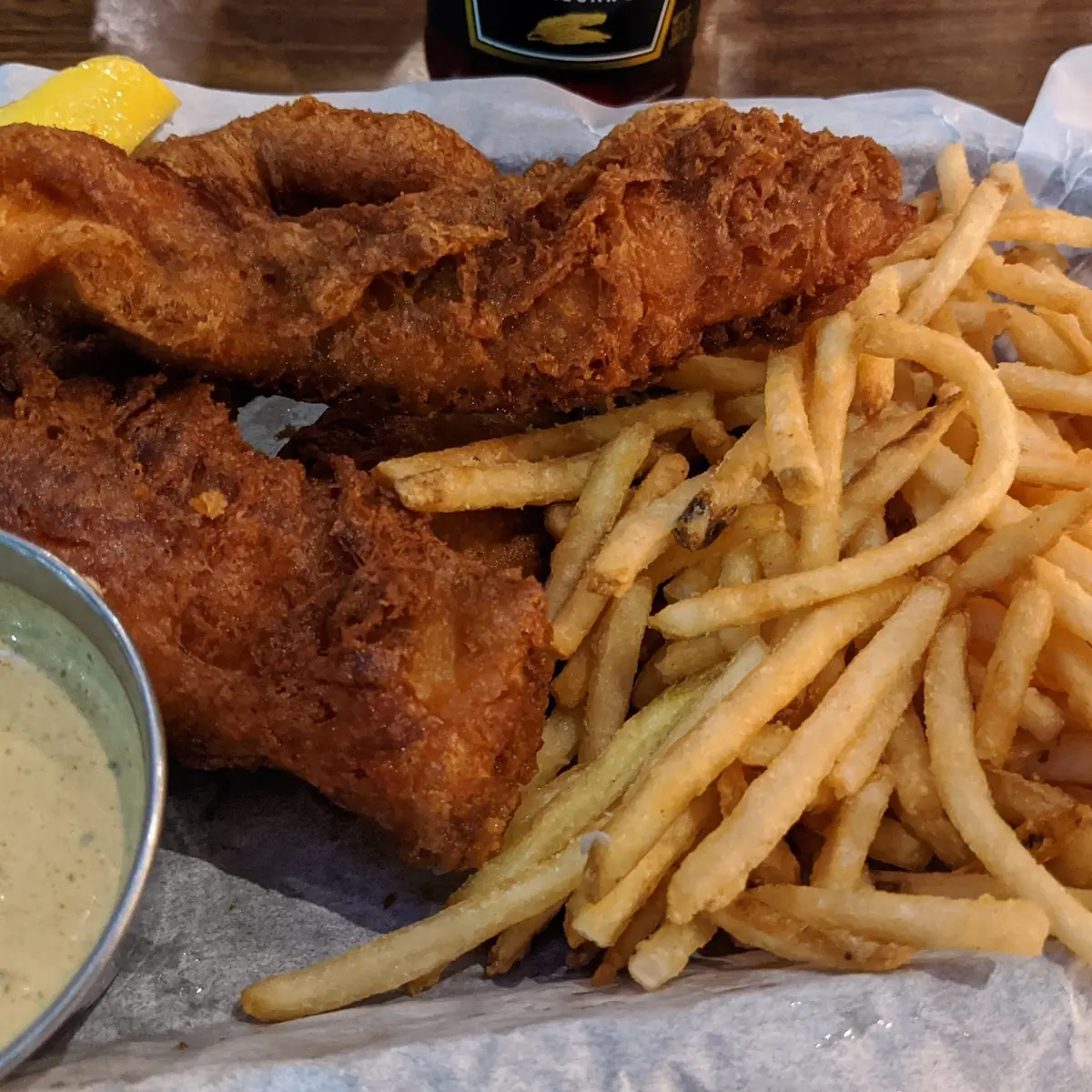 Salmon Fish and Chips
