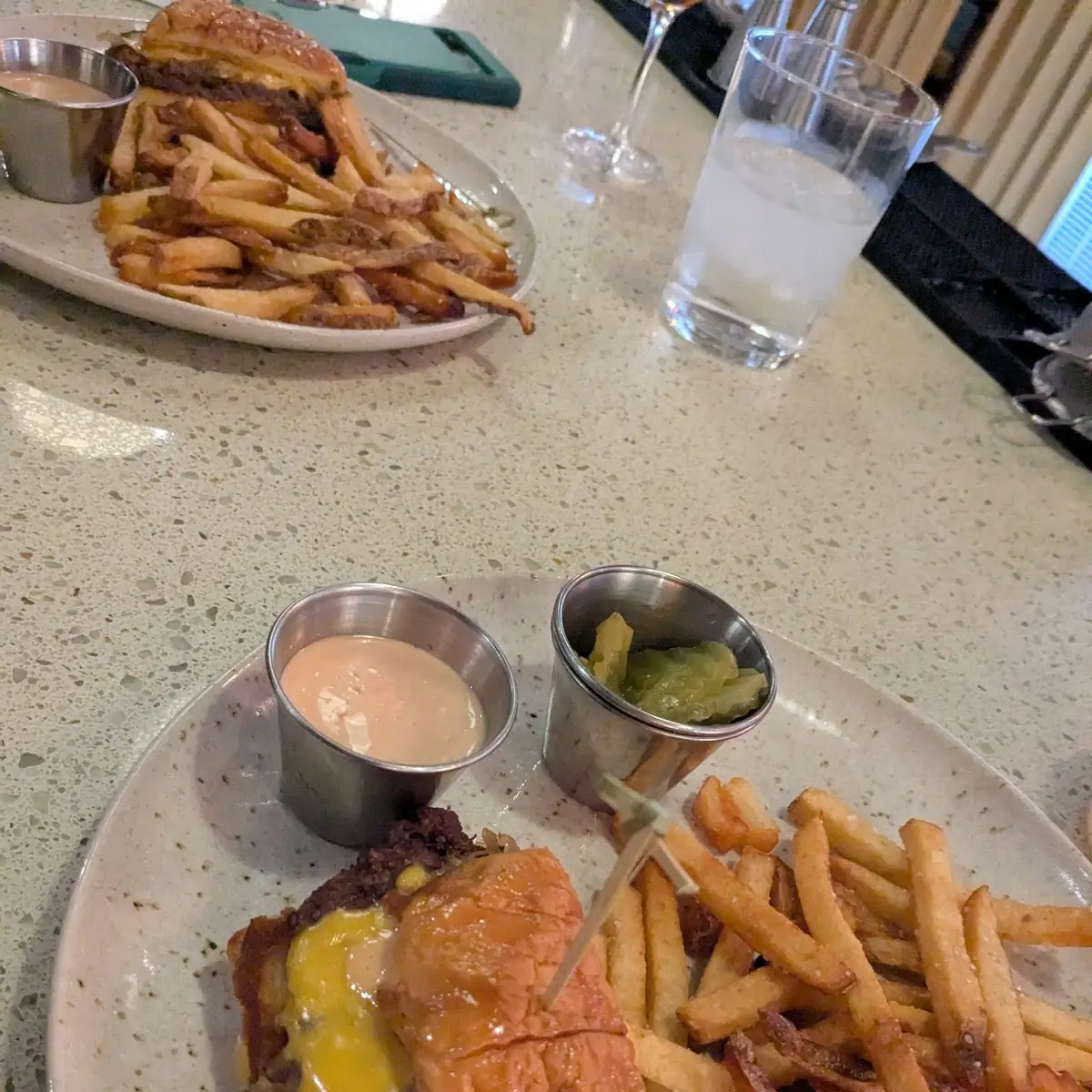 Smash Burger and Fries