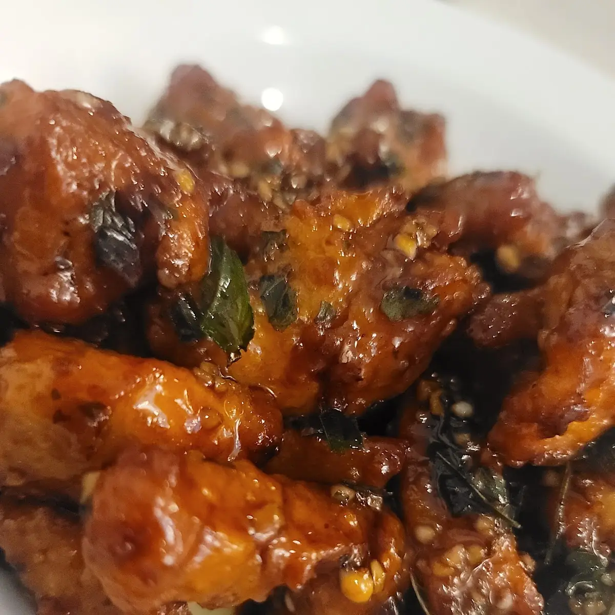 Basil Fried Wings 6