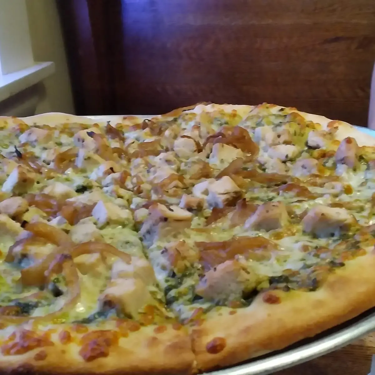 Chicken Pesto Pizza