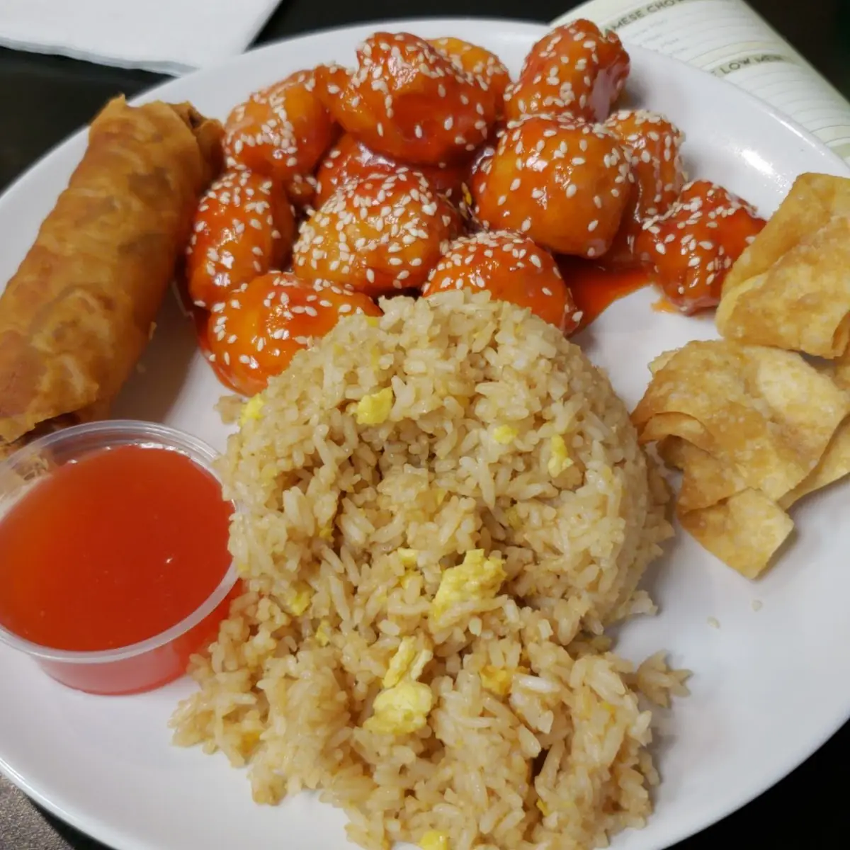 Sesame Chicken Box Combo
