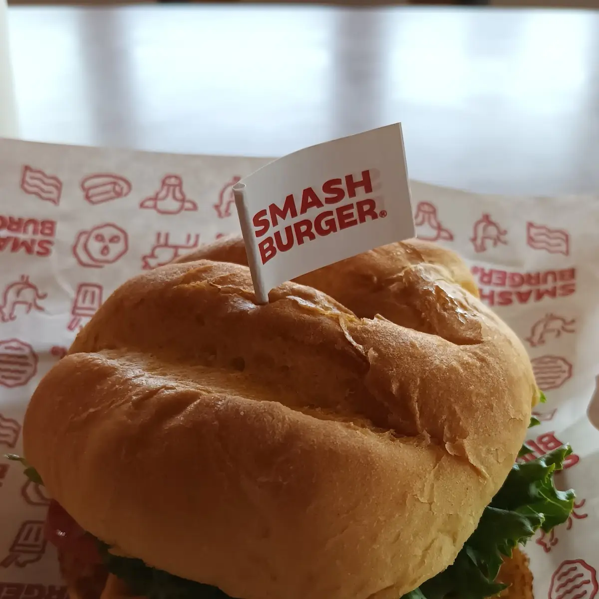 Single Smash Burger with Fries