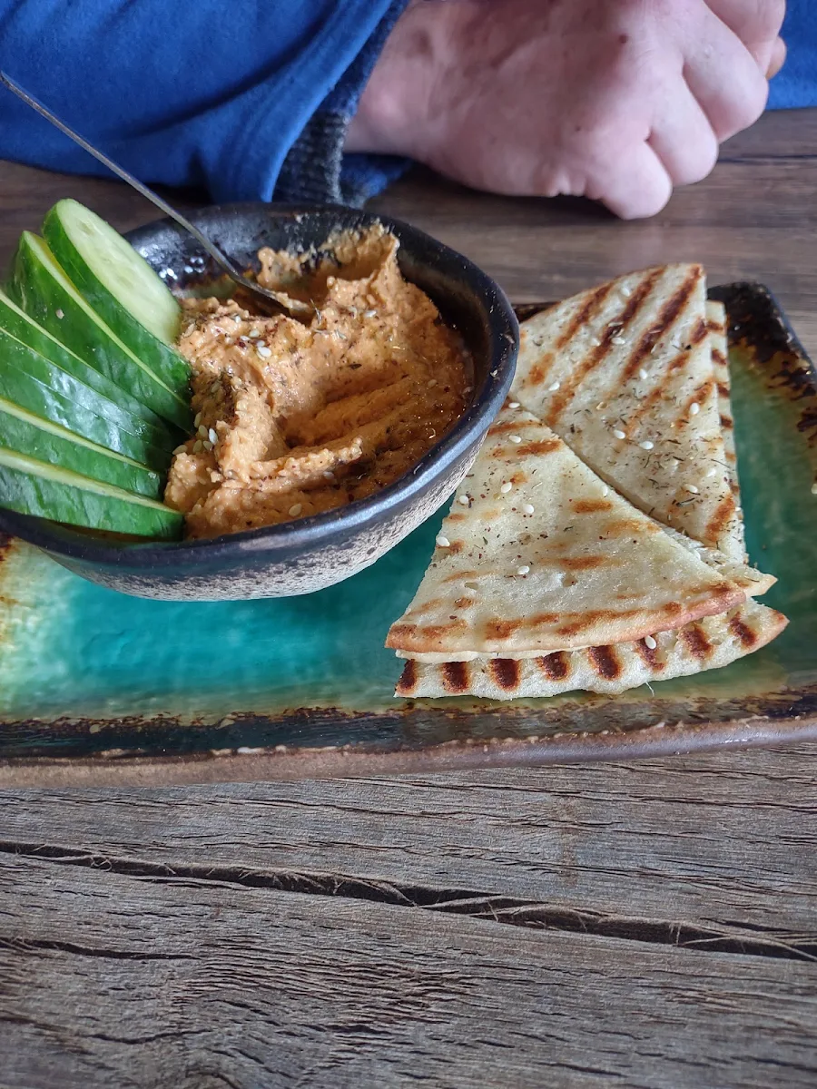 Gluten Free Pita and Hummus