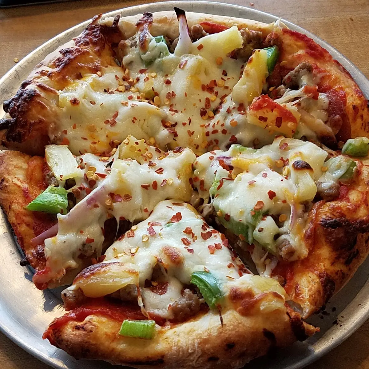 Mega Mini Supreme Pizza with Pineappme