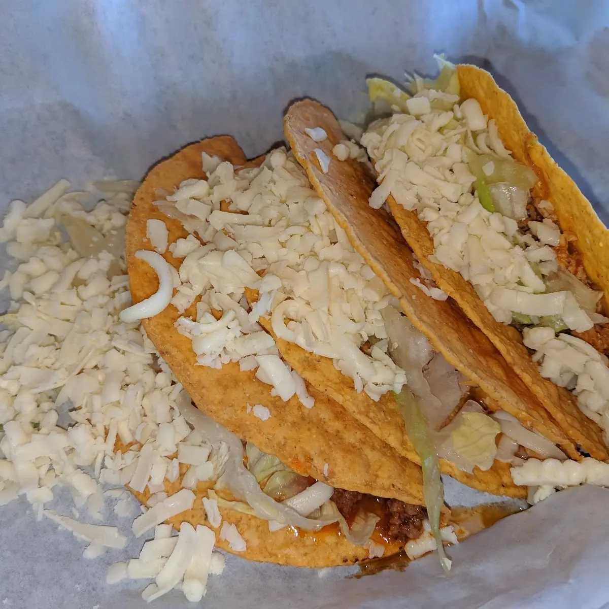 Three Chicken Tacos on Taco Tuesday