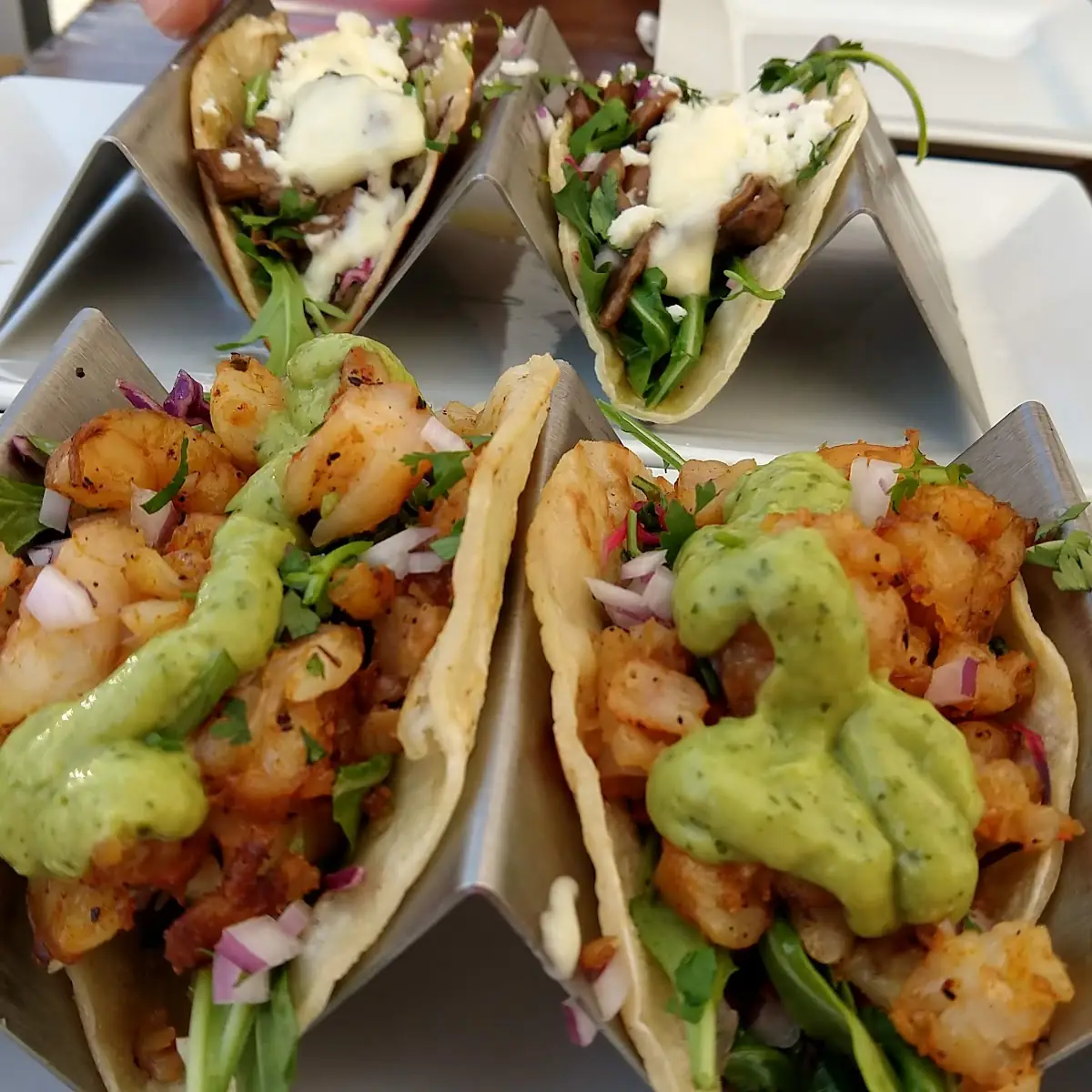 Fish Tacos Beef Tacos