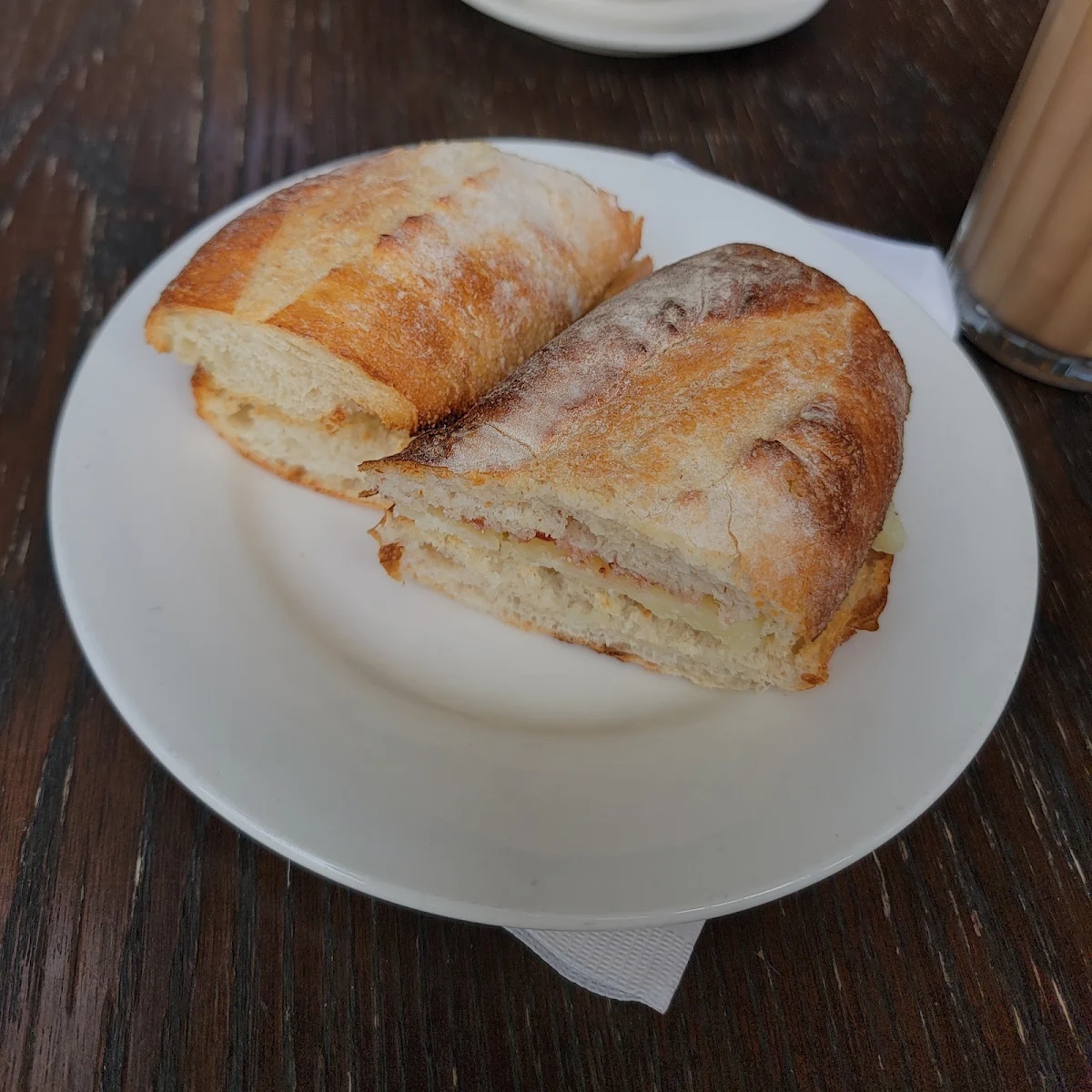 Strawberry Jam and Manchego Bocadillo