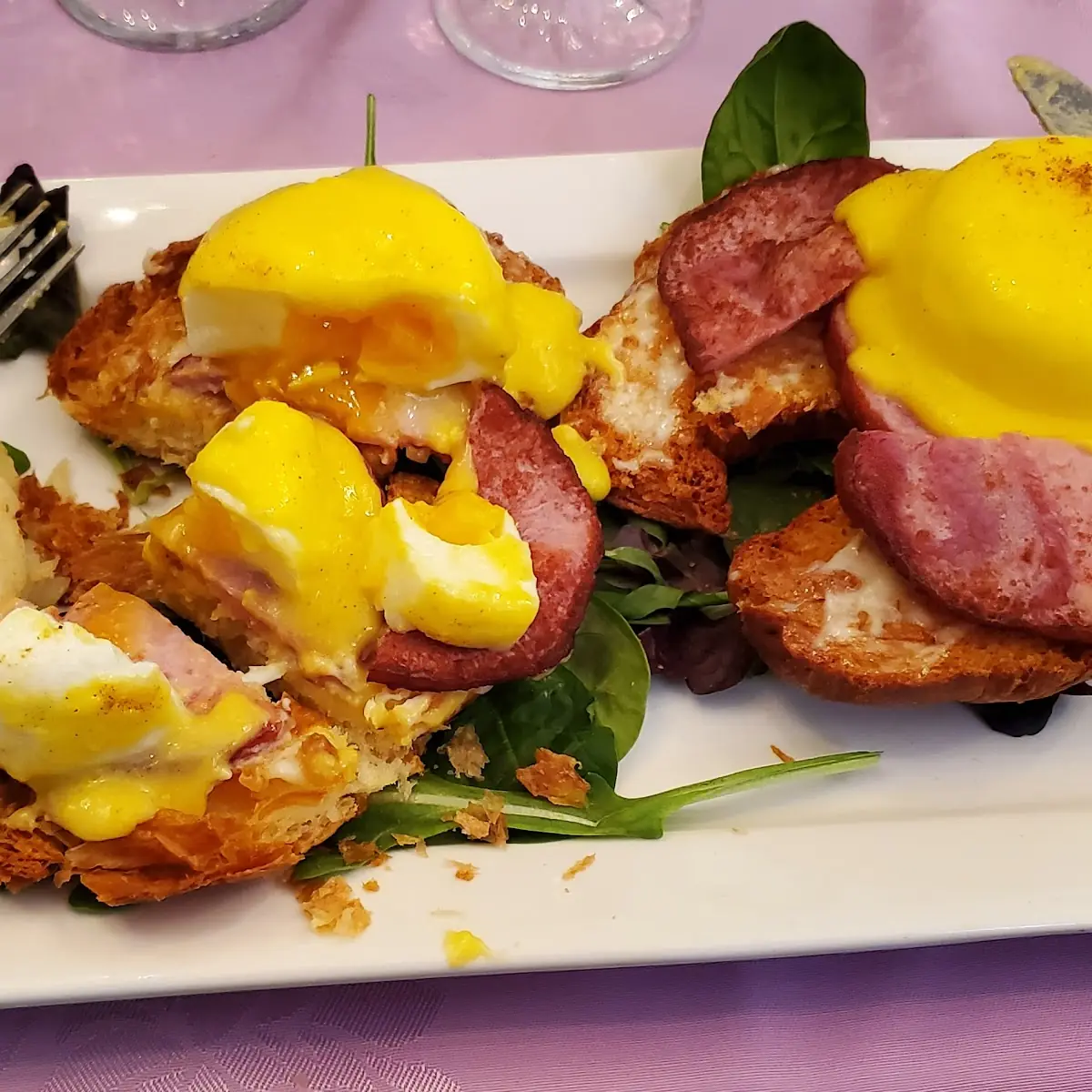 Crab Croquettes Egg Benedict