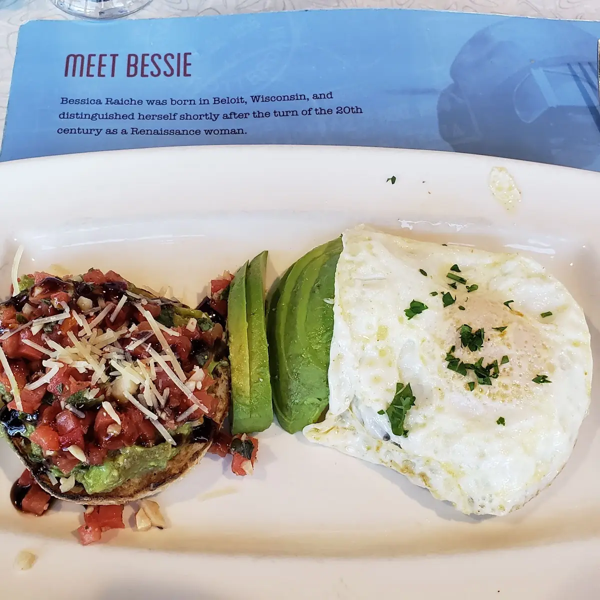 Avacado Toasted English Muffin