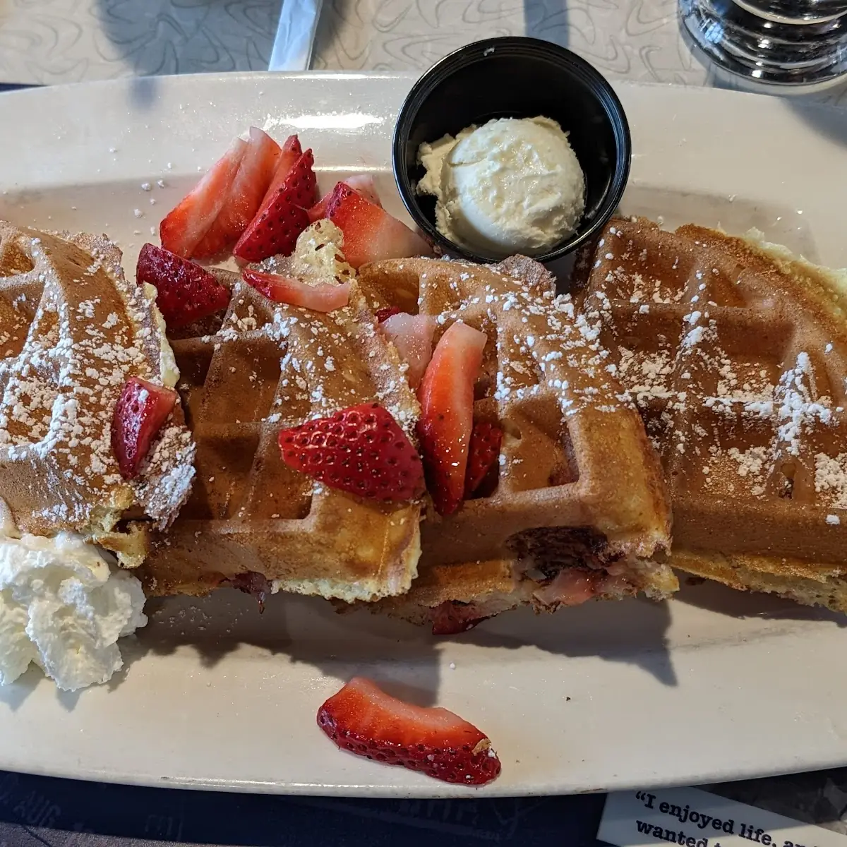 Strawberry Waffles