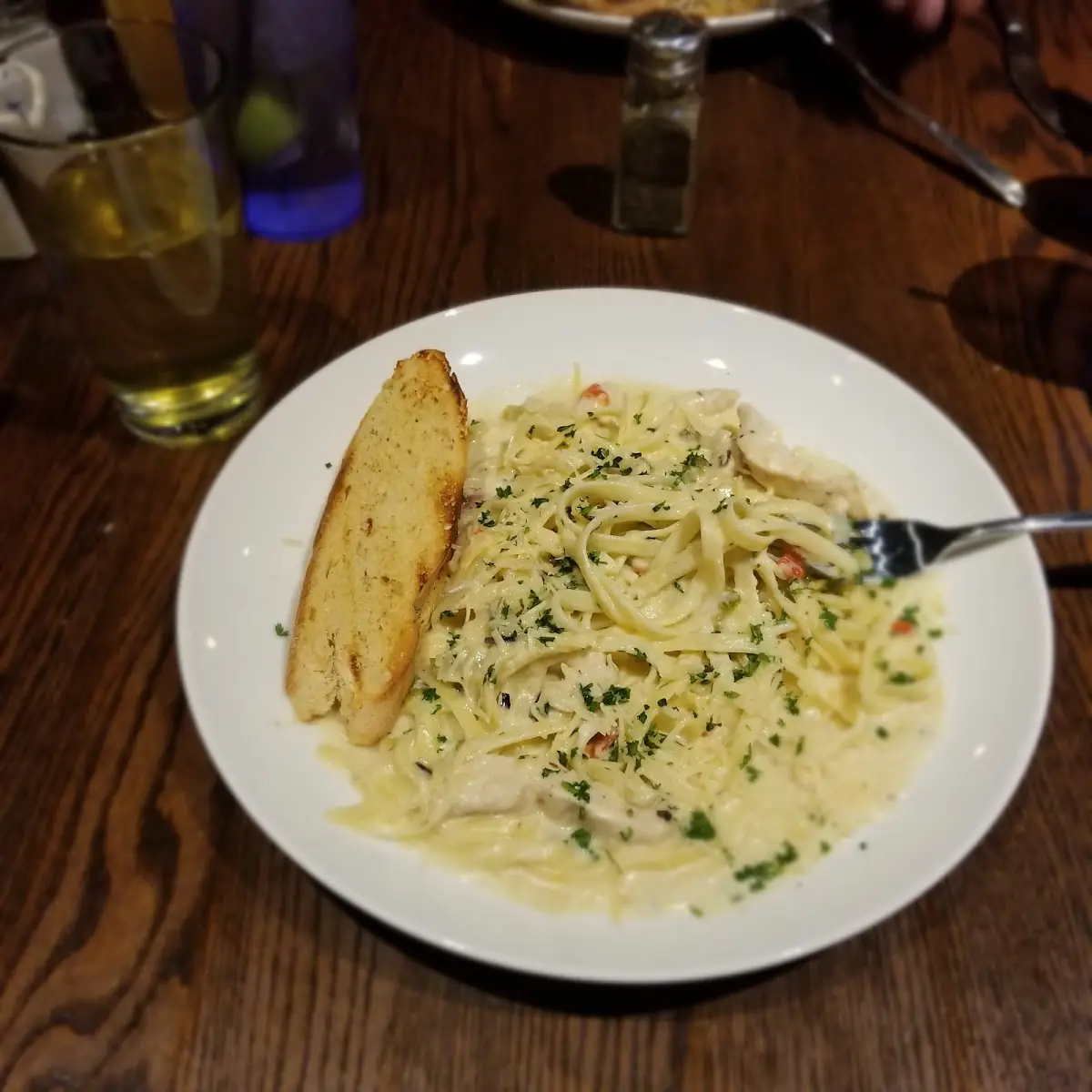 Green Chile Chicken Alfredo