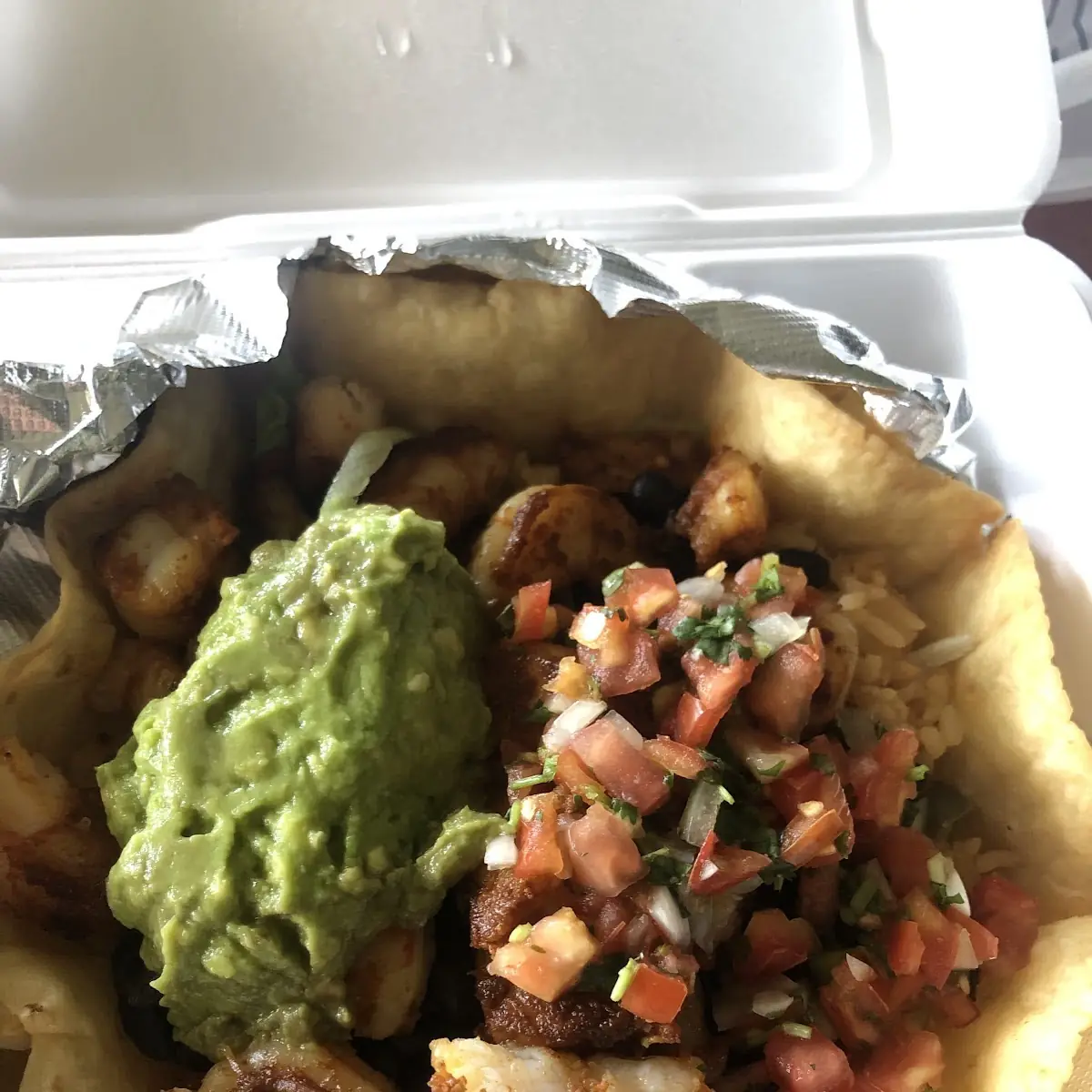 Shrimp Taco Salad