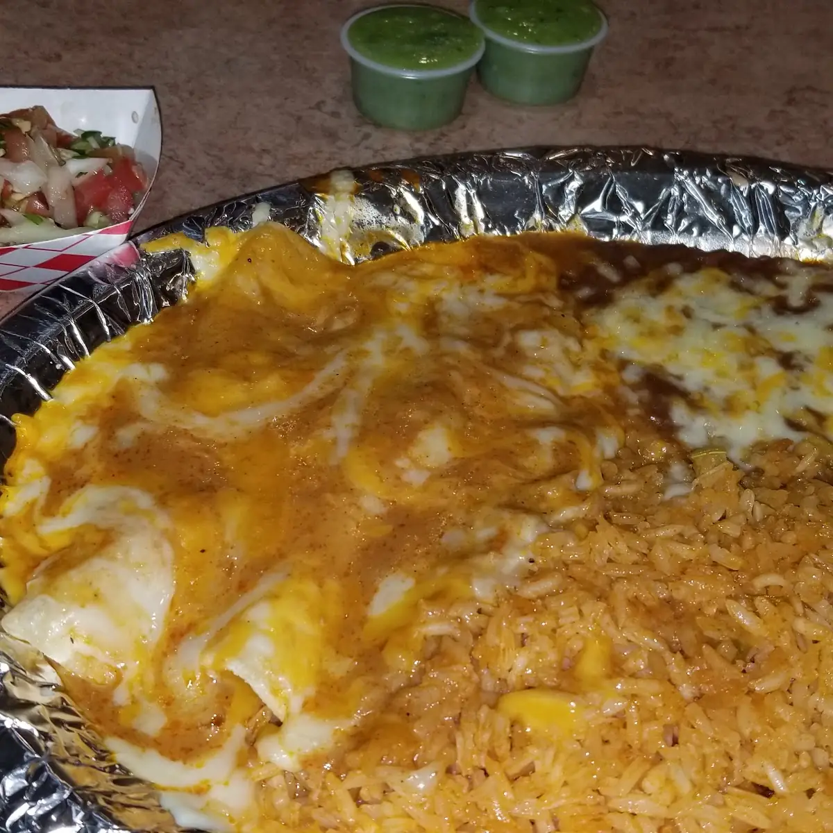Cheese Enchilada Plate