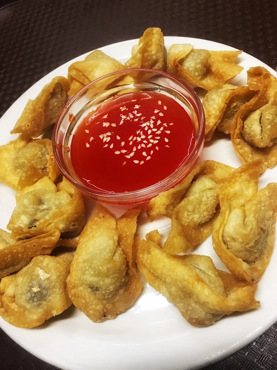 Egg Roll Deep Fried Wontons Chicken Fried Rice