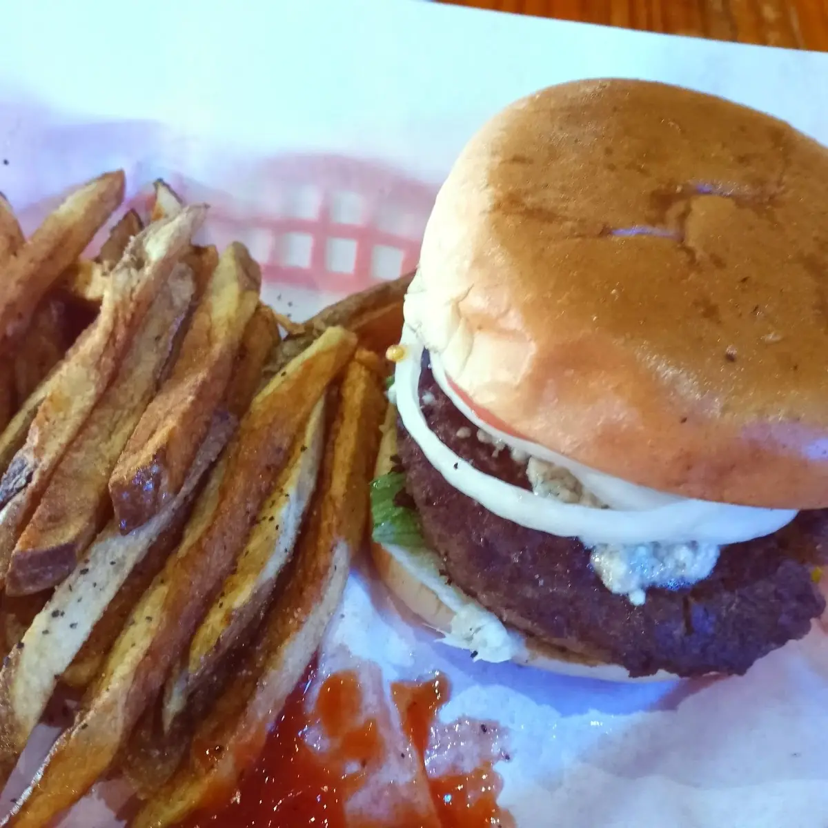 Crumble Blue Cheese Burger