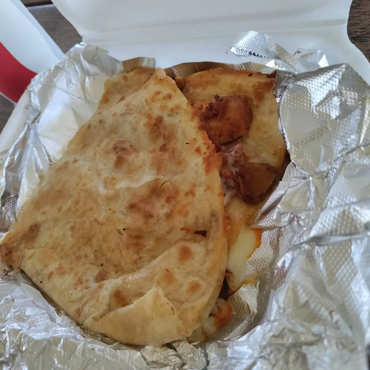 Chicken and Cheese Quesadilla