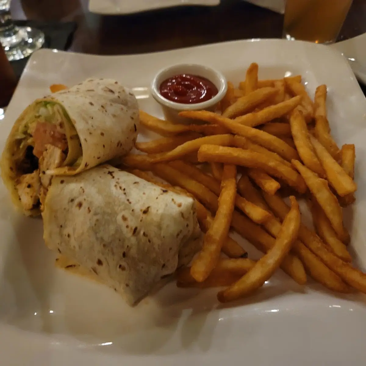 Cajun Chicken Wrap