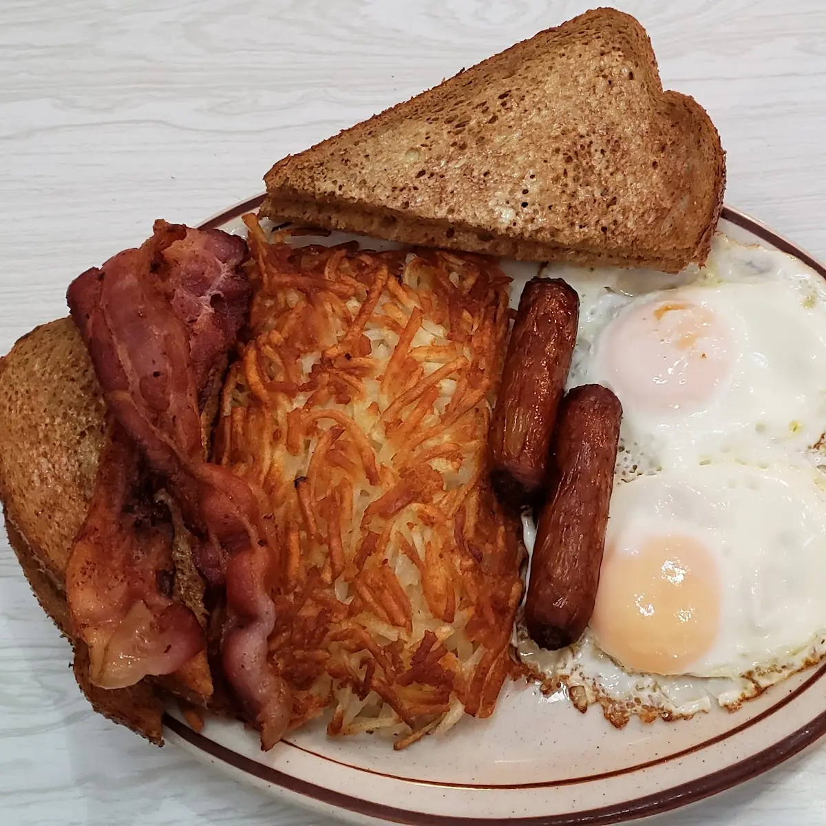 Hash Browns Toast