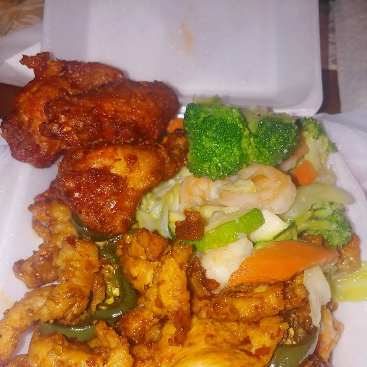Jalapeno Chicken Shrimp and Veggie Wings