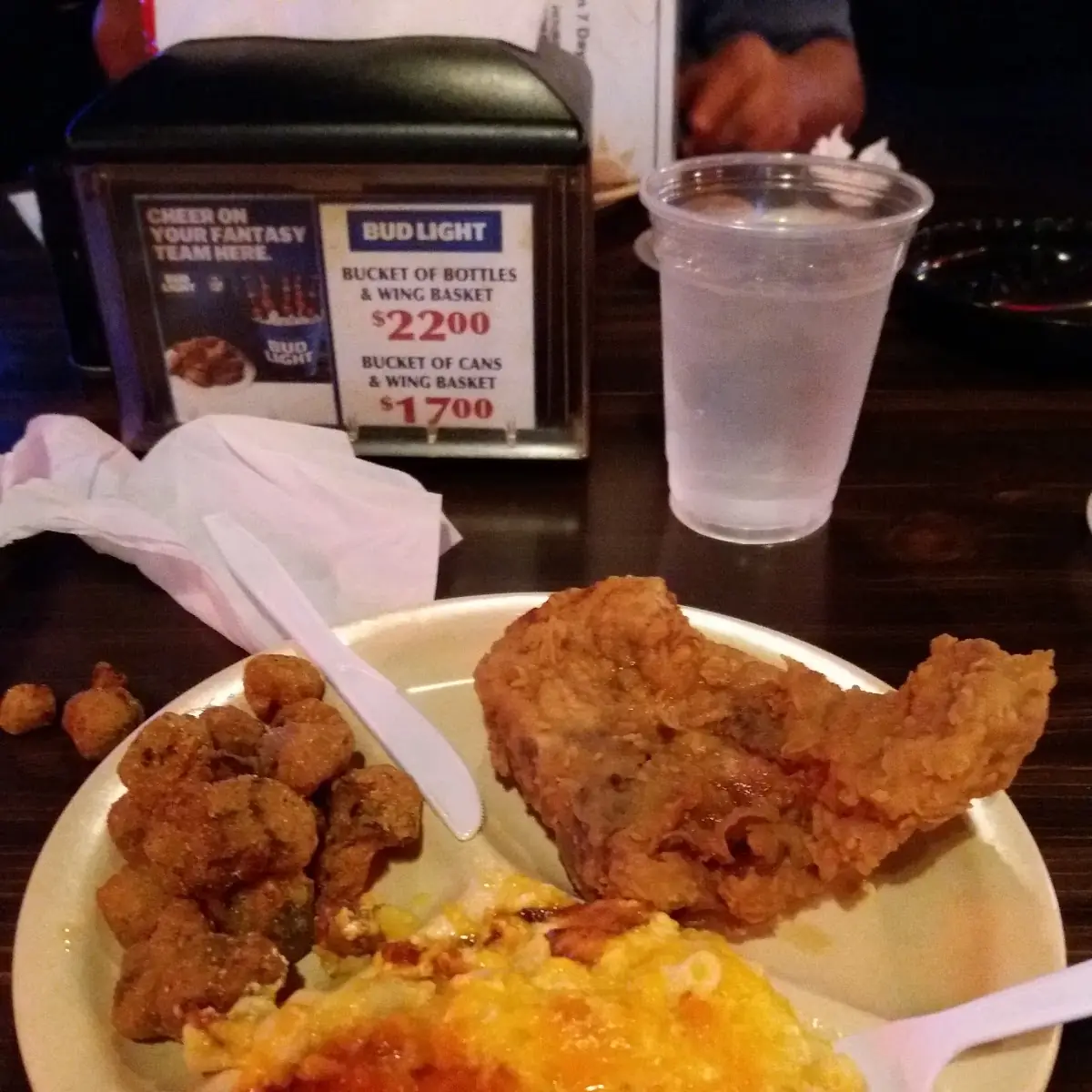 Chicken Fried Steak Macaroni Okra