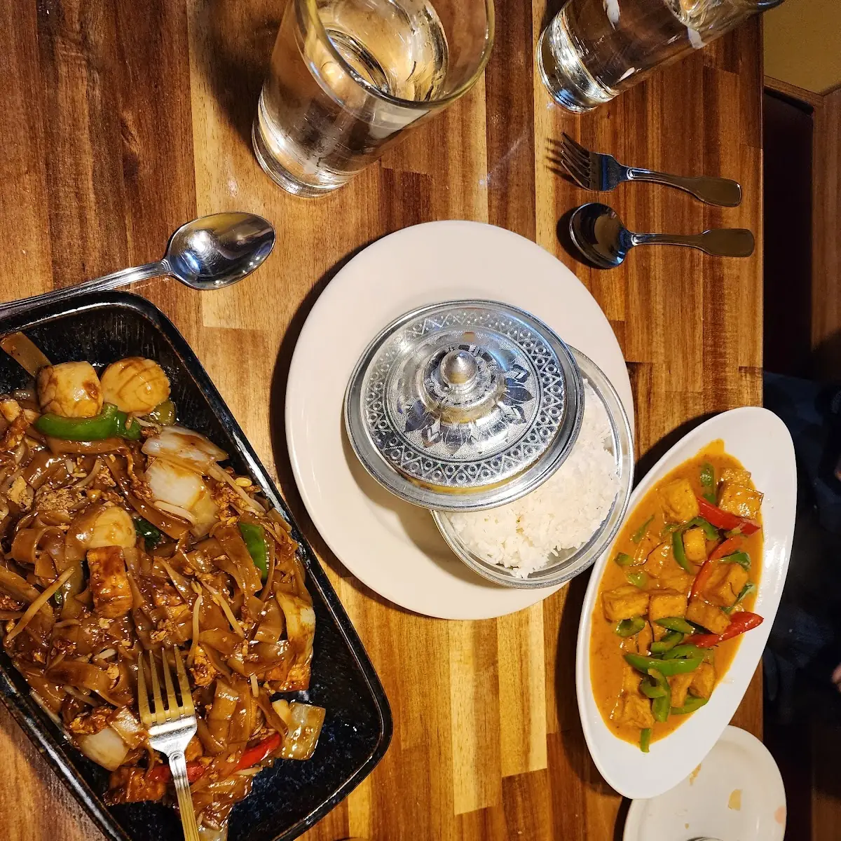 Panang Curry and Drunken Noodles