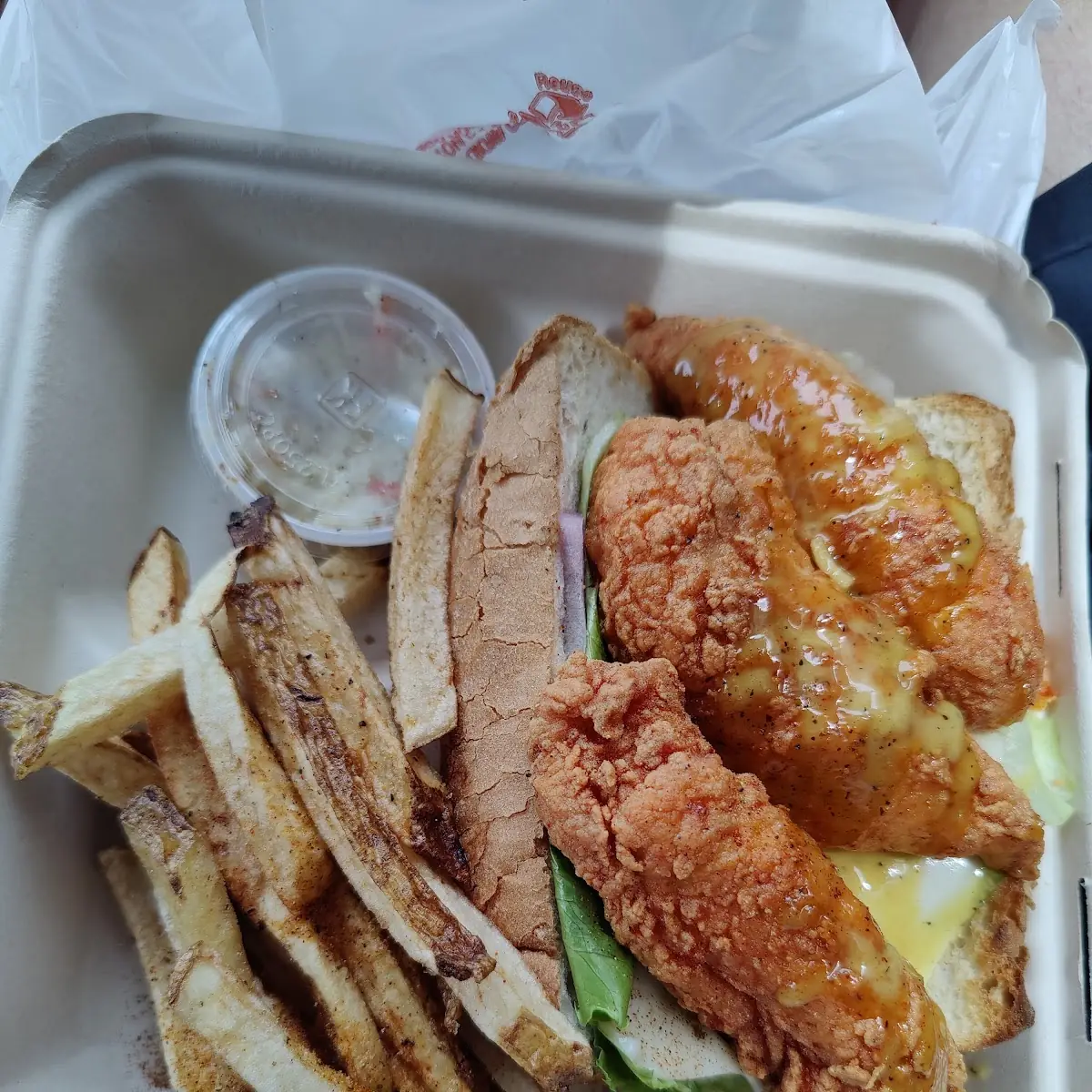 Fried Chicken PO' Boy