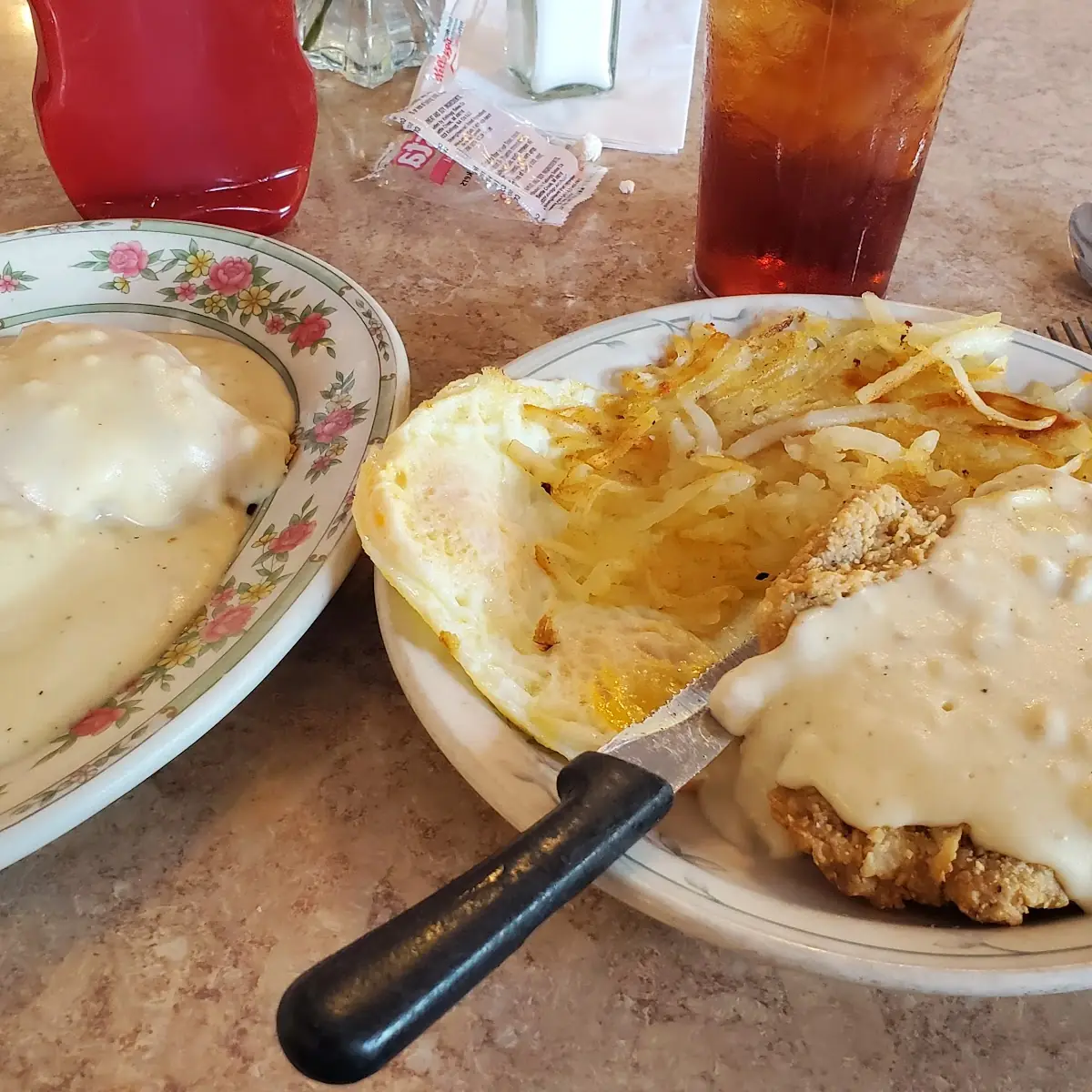 Chicken Fried Steak and Eggs