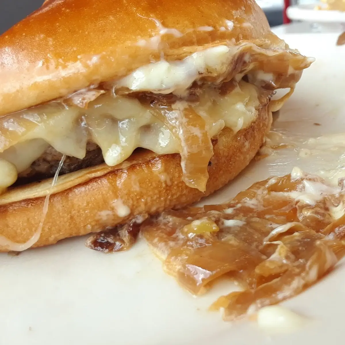 Mushroom and Swiss Burger