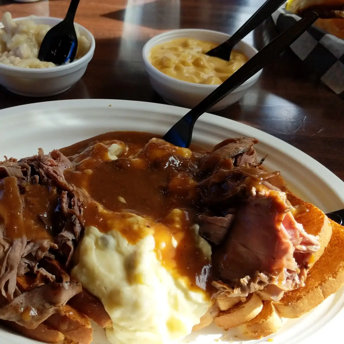 Open Face Roast Beef Sandwich